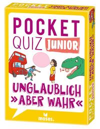 Vorderes Coverbild Pocket Quiz junior Unglaublich, aber wahr