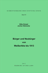 Vorderes Coverbild Bürger und Neubürger von Weißenfels bis 1913