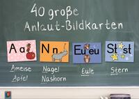 Vorderes Coverbild 40 große Anlaut-Bildkarten