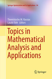 Vorderes Coverbild Topics in Mathematical Analysis and Applications