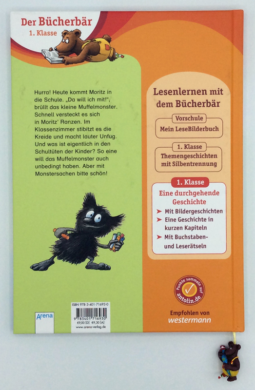 Rückseitencover Das kleine Muffelmonster. Viel Wirbel im Klassenzimmer