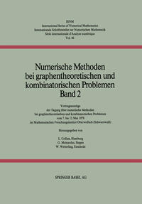 Vorderes Coverbild Numerische Methoden bei graphentheoretischen und kombinatorischen Problemen
