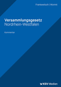 Vorderes Coverbild Versammlungsgesetz Nordrhein-Westfalen