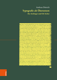 Vorderes Coverbild Typografie als Übersetzen