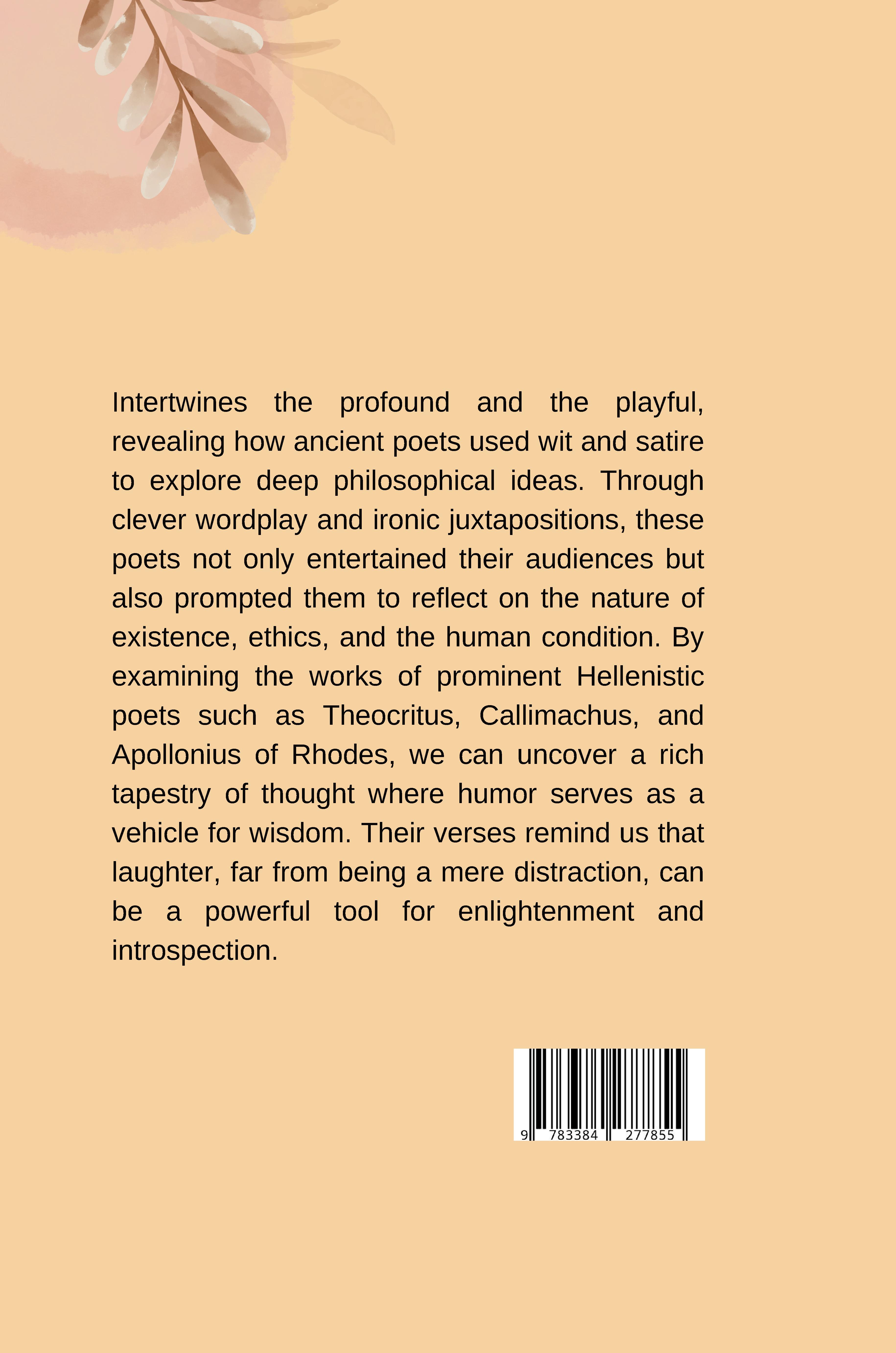 Rückseitencover The Laughter of Wisdom: Humor and Philosophy in Hellenistic Poetry