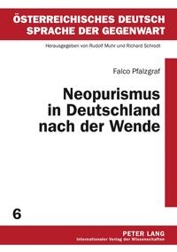 Vorderes Coverbild Neopurismus in Deutschland nach der Wende