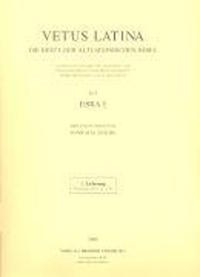 Vorderes Coverbild Vetus Latina. Die Reste der altlateinischen Bibel. Nach Petrus Sabatier / Esra I