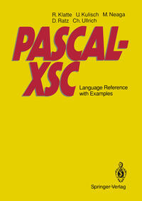 Vorderes Coverbild PASCAL-XSC