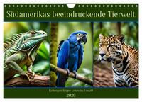 Vorderes Coverbild Südamerikas beeindruckende Tierwelt (Wandkalender 2026 DIN A4 quer), CALVENDO Monatskalender