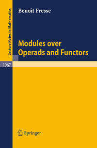 Vorderes Coverbild Modules over Operads and Functors