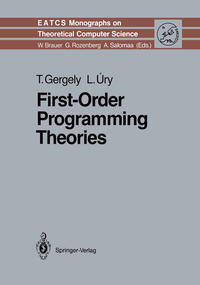 Vorderes Coverbild First-Order Programming Theories