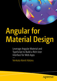 Vorderes Coverbild Angular for Material Design