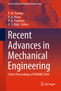 Vorderes Coverbild Recent Advances in Mechanical Engineering
