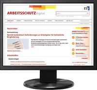 Vorderes Coverbild ARBEITSSCHUTZdigital - Jahresabonnement