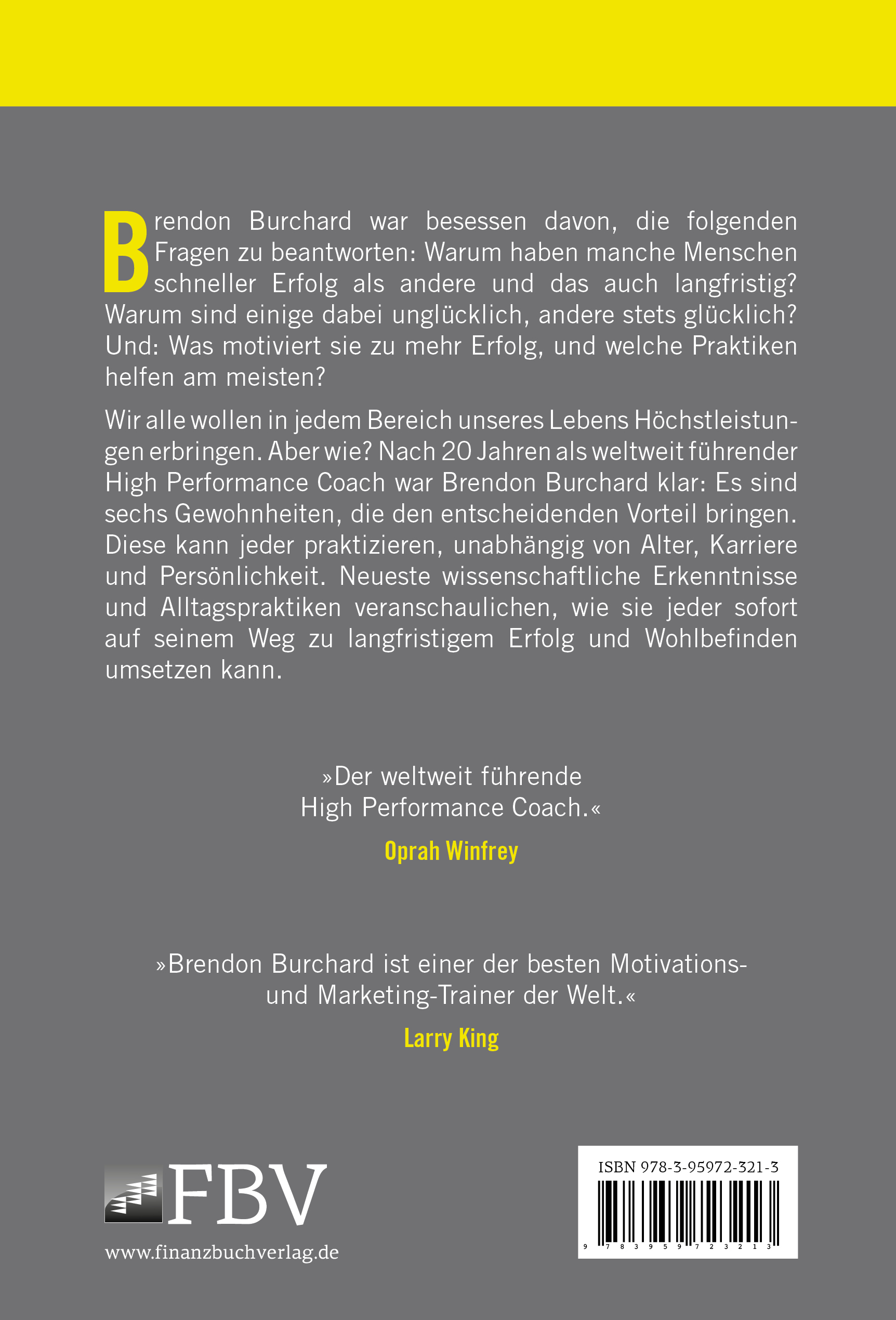 Rückseitencover High Performance Habits
