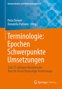 Vorderes Coverbild Terminologie : Epochen – Schwerpunkte – Umsetzungen