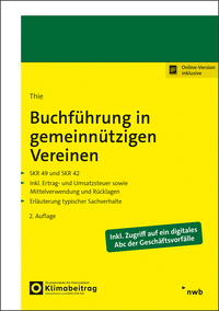 Vorderes Coverbild Buchführung in gemeinnützigen Vereinen