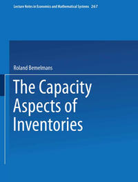 Vorderes Coverbild The Capacity Aspect of Inventories