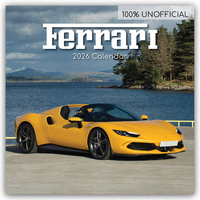 Vorderes Coverbild Ferrari 2026 – 16-Monatskalender