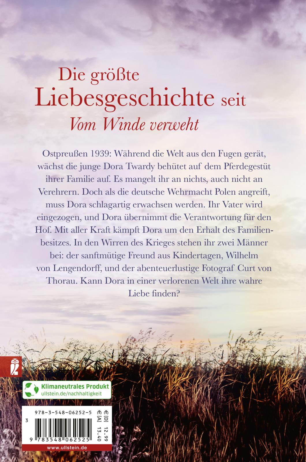 Rückseitencover So weit die Störche ziehen (Die Gutsherrin-Saga 1)