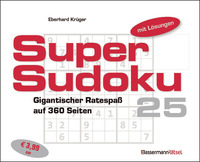 Vorderes Coverbild Supersudoku 25