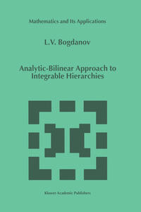 Vorderes Coverbild Analytic-Bilinear Approach to Integrable Hierarchies