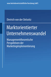 Vorderes Coverbild Marktorientierter Unternehmenswandel
