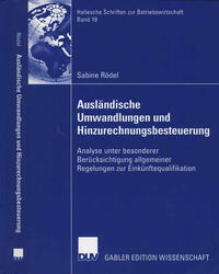 Vorderes Coverbild Ausländische Umwandlungen und Hinzurechnungsbesteuerung