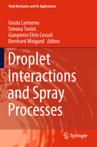 Vorderes Coverbild Droplet Interactions and Spray Processes