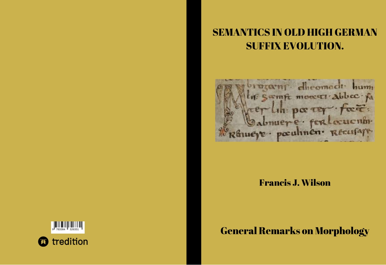 Gesamtes Coverbild Semantics in Old High German suffix evolution