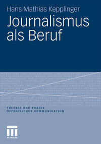 Vorderes Coverbild Journalismus als Beruf
