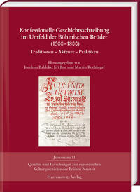 Vorderes Coverbild Konfessionelle Geschichtsschreibung im Umfeld der Böhmischen Brüder (1500–1800)