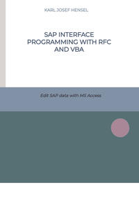 Vorderes Coverbild SAP interface programming with RFC and VBA