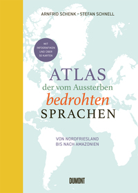 Vorderes Coverbild Atlas der vom Aussterben bedrohten Sprachen