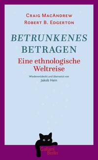 Vorderes Coverbild Betrunkenes Betragen