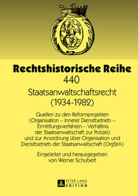 Vorderes Coverbild Staatsanwaltschaftsrecht (1934-1982)