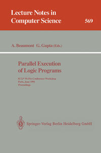 Vorderes Coverbild Parallel Execution of Logic Programs