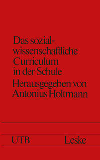 Vorderes Coverbild Das sozialwissenschaftliche Curriculum in der Schule