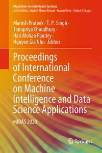 Vorderes Coverbild Proceedings of International Conference on Machine Intelligence and Data Science Applications