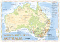 Vorderes Coverbild Whisky Distilleries Australia - Tasting Map