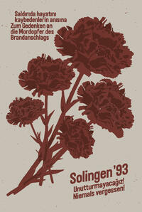 Vorderes Coverbild Solingen ´93 Niemals vergessen!