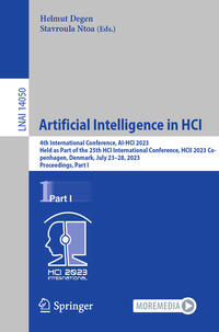 Vorderes Coverbild Artificial Intelligence in HCI