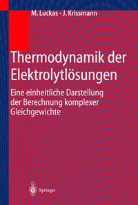 Vorderes Coverbild Thermodynamik der Elektrolytlösungen