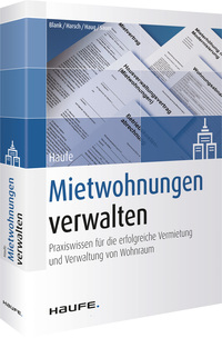 Vorderes Coverbild Haufe Mietwohnungen verwalten