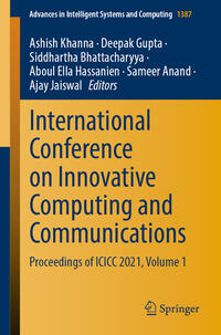 Vorderes Coverbild International Conference on Innovative Computing and Communications