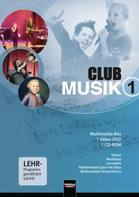Vorderes Coverbild Club Musik 1. Medienbox, Ausgabe Deutschland