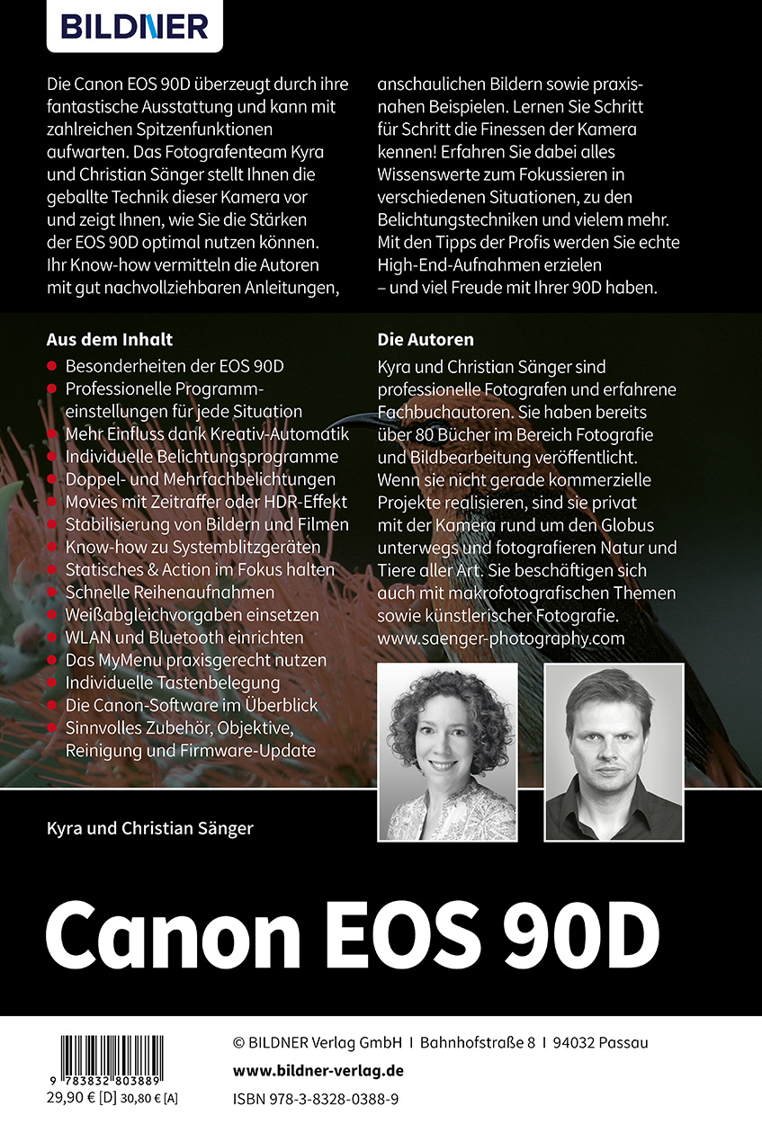 Rückseitencover Canon EOS 90D