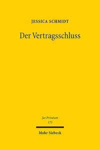 Vorderes Coverbild Der Vertragsschluss