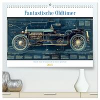 Vorderes Coverbild Fantastische Oldtimer (hochwertiger Premium Wandkalender 2025 DIN A2 quer), Kunstdruck in Hochglanz