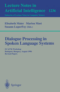 Vorderes Coverbild Dialogue Processing in Spoken Language Systems